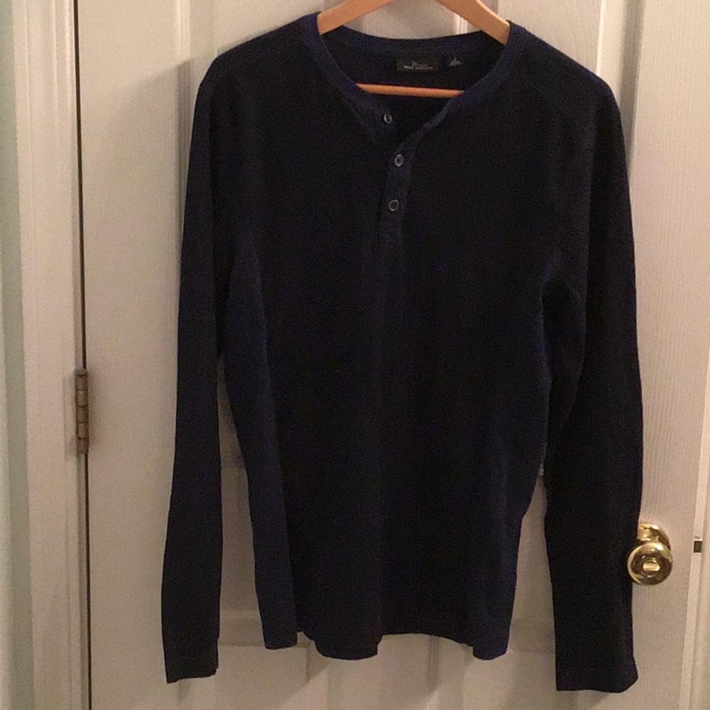 Marc Antony LS tee. Black gently worn. Great shape